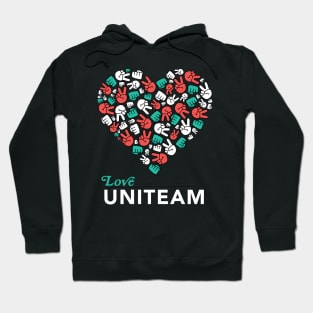 Love BBM Sara Uniteam Philippines Solid Supporters Hoodie